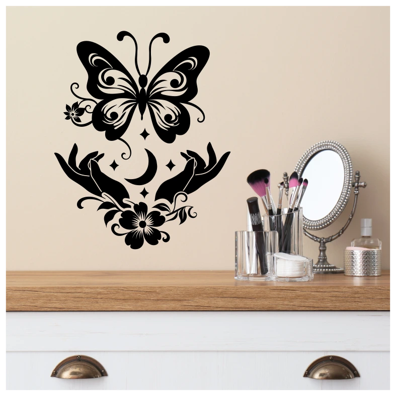 Butterfly Hands Wall Sticker