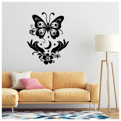 Butterfly Hands Wall Sticker