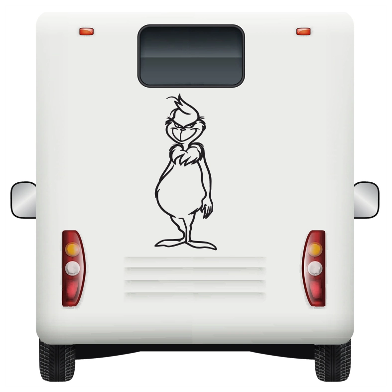 Grinch Body Car Sticker Decal