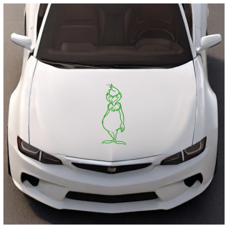 Grinch Body Car Sticker Decal
