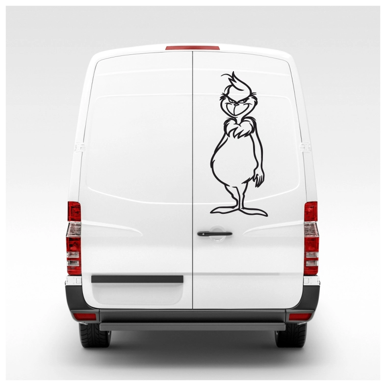 Grinch Body Car Sticker Decal