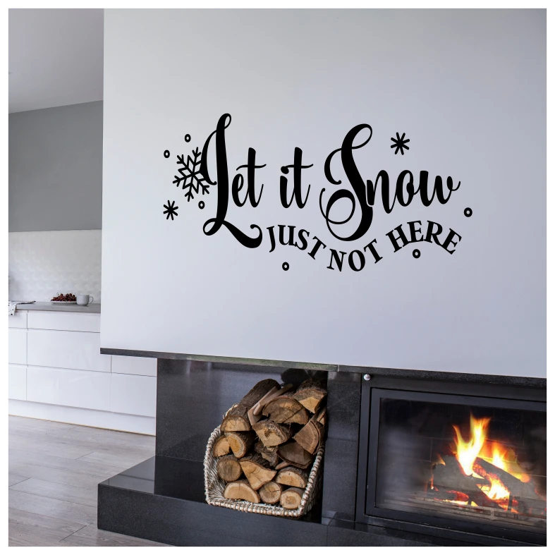Let it Snow Wall Sticker