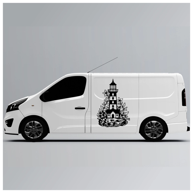 Lighthouse Car Sticker Decal - Image 2