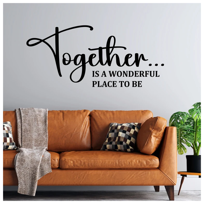 Together Quote Wall Sticker