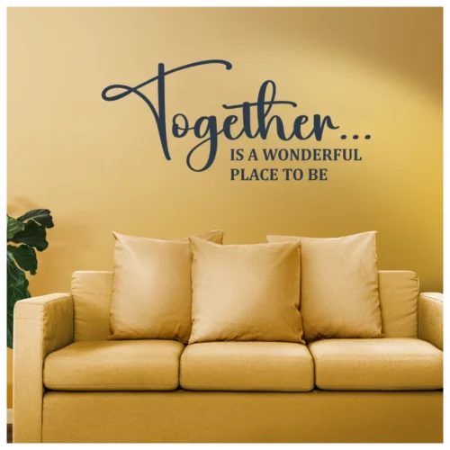 Together Quote Wall Sticker