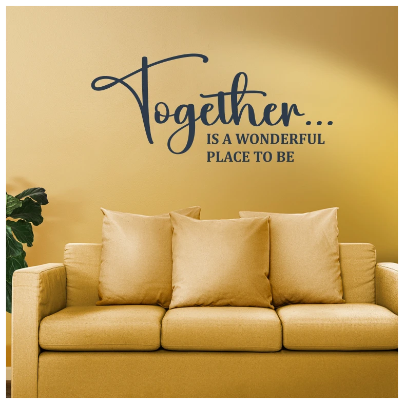 Together Quote Wall Sticker