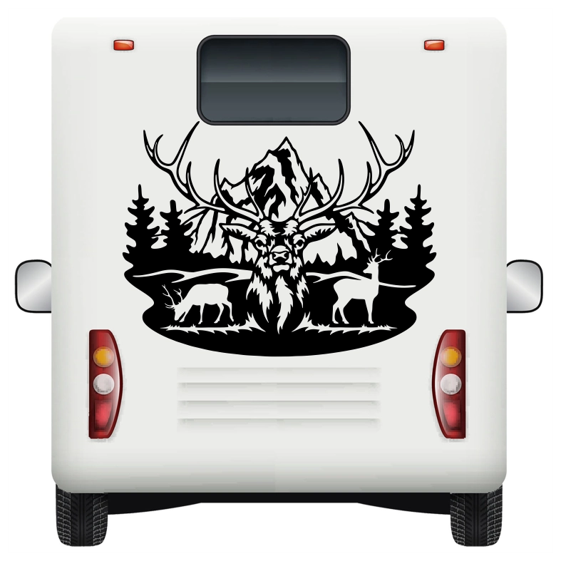 Wildlife Deer Car Sticker Decal