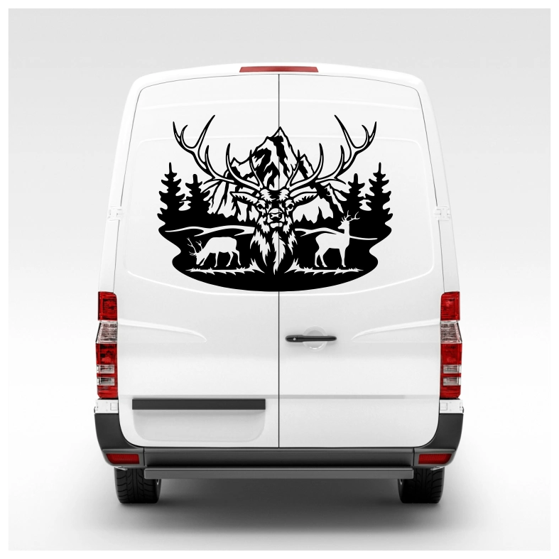 Wildlife Deer Car Sticker Decal