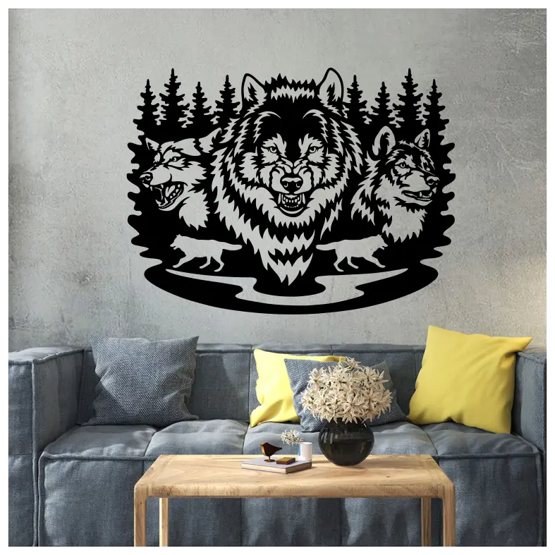 Wildlife Wolf Wall Sticker