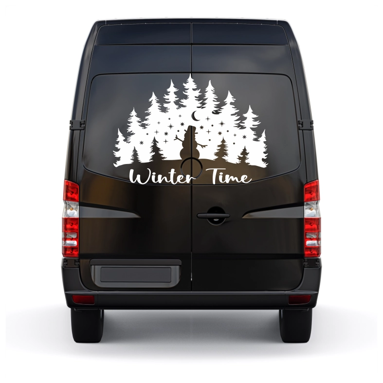 Winter Time Car Sticker Decal