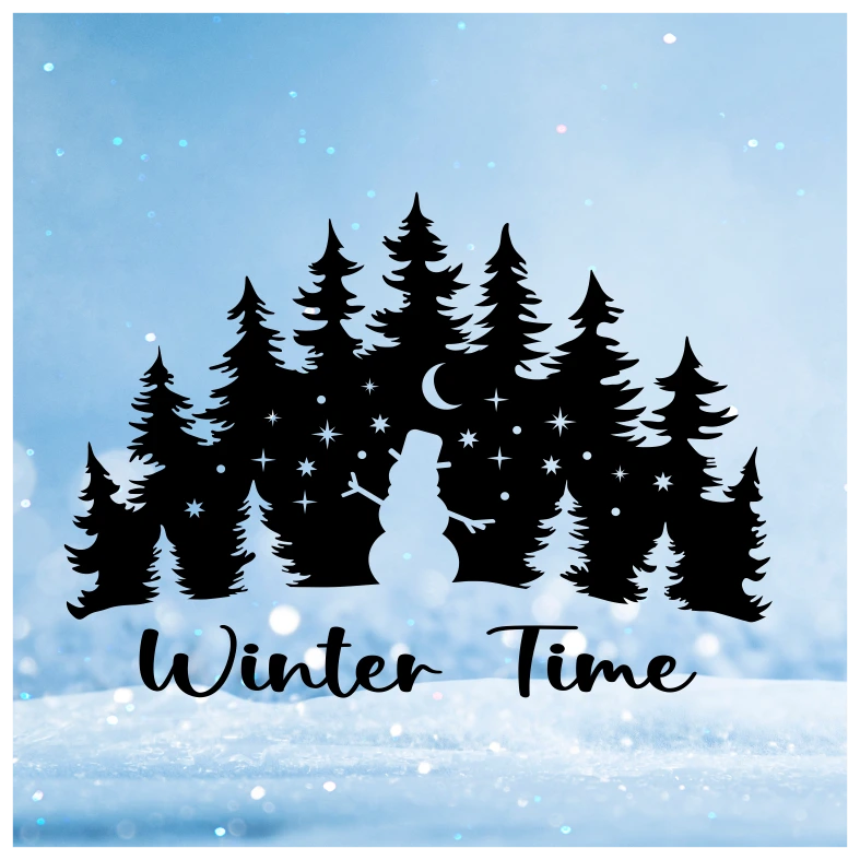 Winter Time Wall Sticker