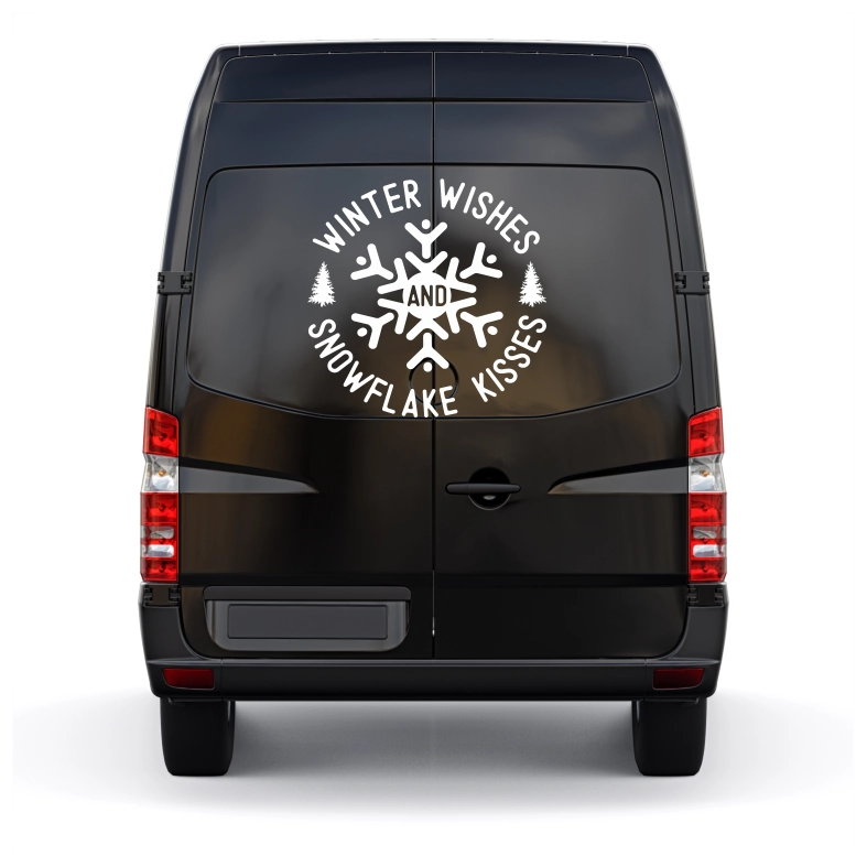 Winter Wishes Car Sticker Decal
