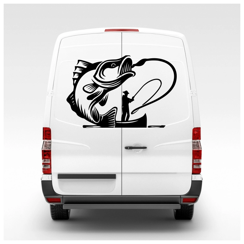 Fishing Car Sticker Decal