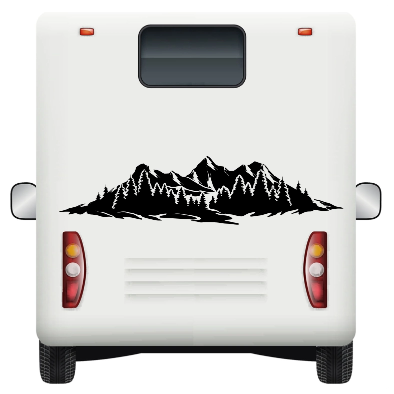Mountains Forest Car Sticker Decal