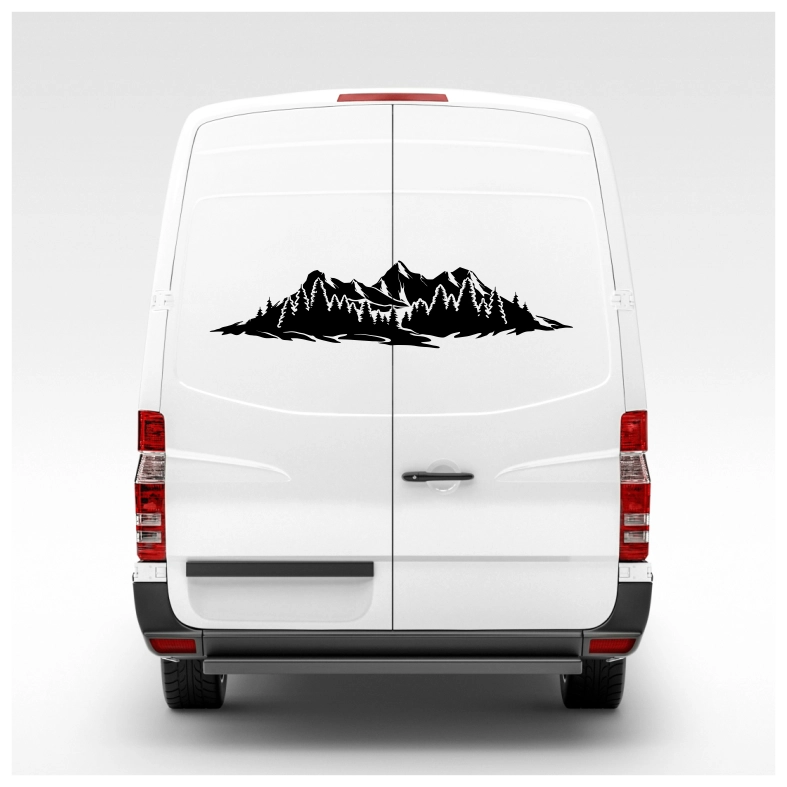 Mountains Forest Car Sticker Decal