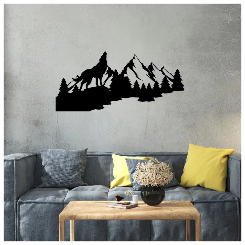 Mountain Wolf Wall Sticker