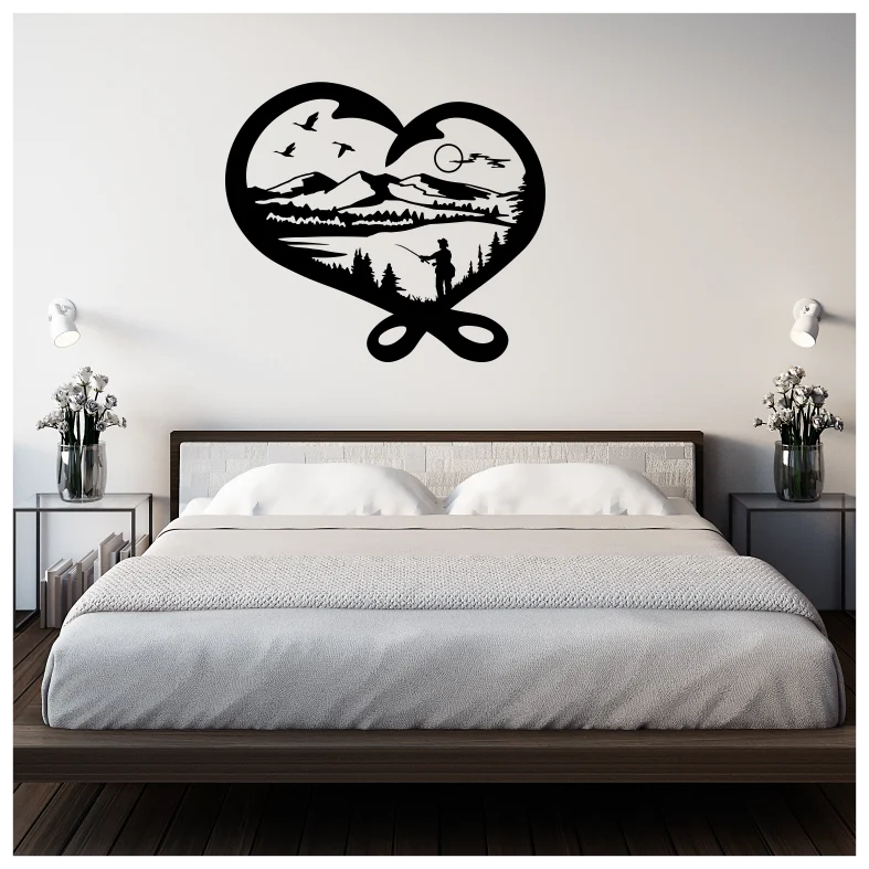 Wildlife Fishing Wall Sticker