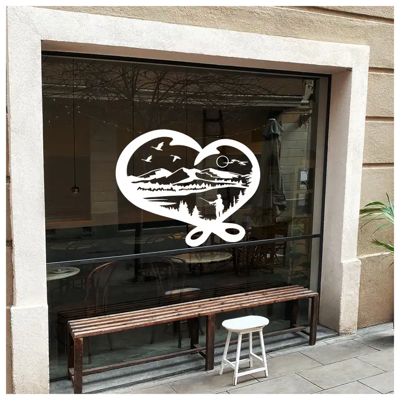 Wildlife Fishing Wall Sticker