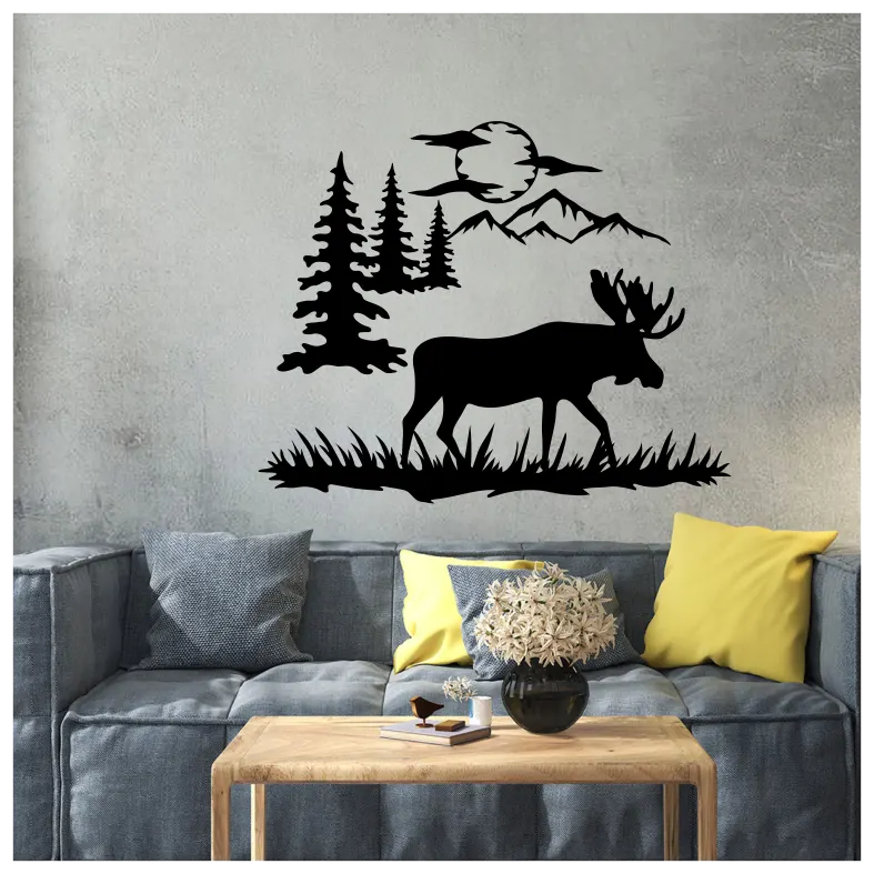 Wildlife Moose Wall Sticker
