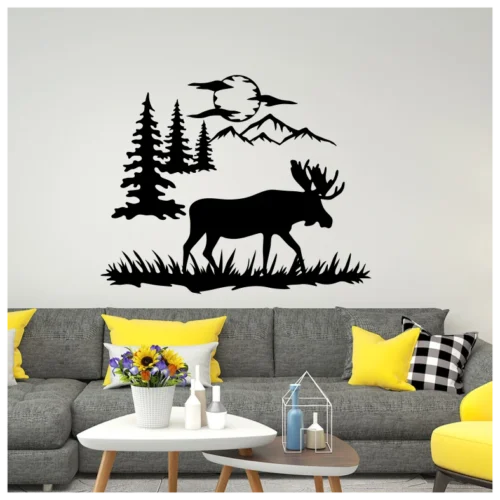 Wildlife Moose Wall Sticker