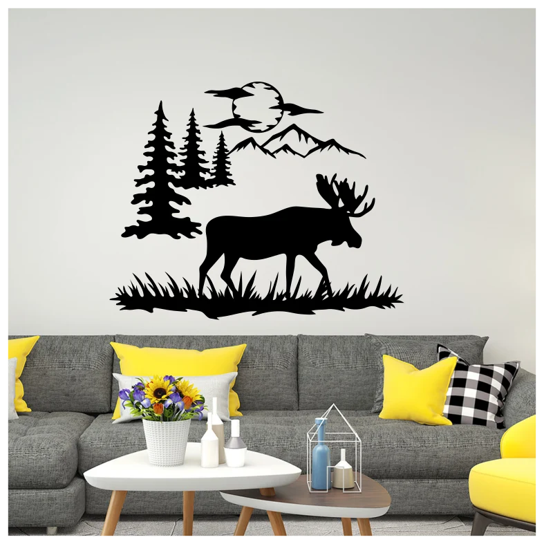 Wildlife Moose Wall Sticker