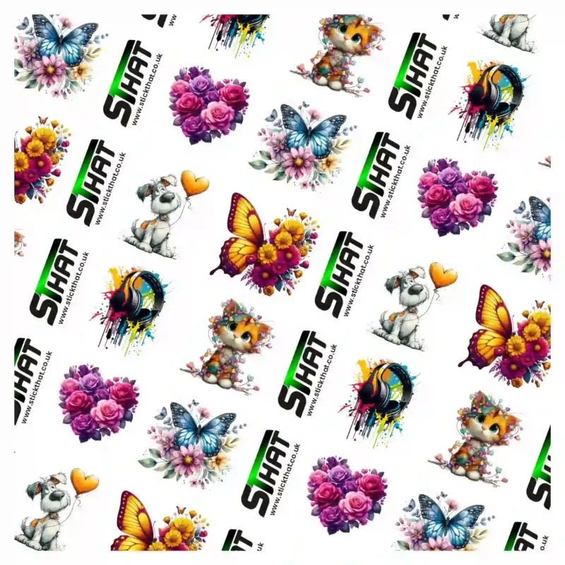 Custom 3D UV Stickers 14x20 cm